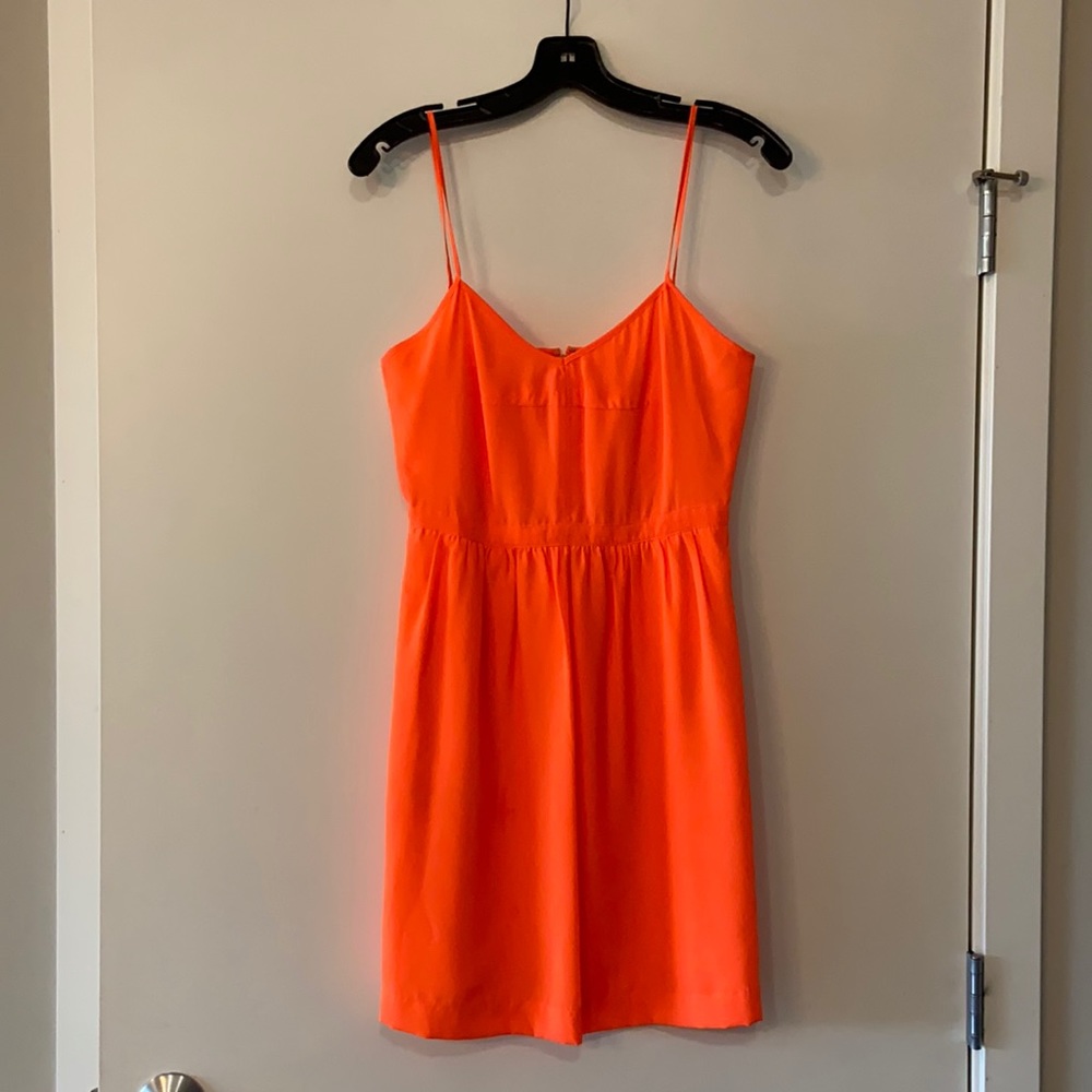 J.Crew Orange Summer Dress